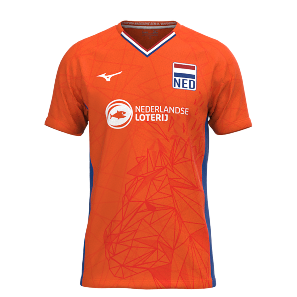 Mizuno Nevobo Voleyball Replica Shirt Men Orange